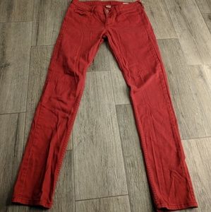 VGUC || Red Skinny Jeans